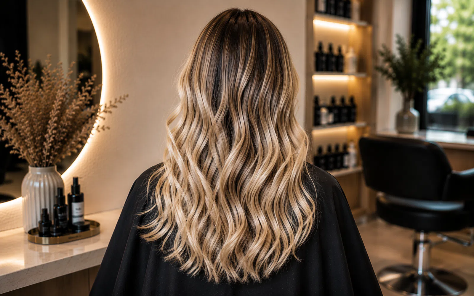 Nachher-Bild Blonde Refresh mit hellen Wellen und natürlicher Dimension